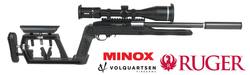 Buy Ruger 10/22 Volquartsen Stock Carbon Tension Barrel Minox 3-15x56 Scope in NZ New Zealand.
