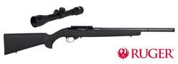 Buy 22 Ruger 10/22 Hogue 13" with Full Carbon Tension Barrel & Silencer, 4x32 Scope in NZ New Zealand.