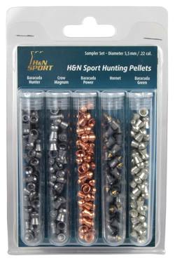 Buy H&N .22 Sampler Hunting Pellets | 5 Different Pellets in NZ New Zealand.