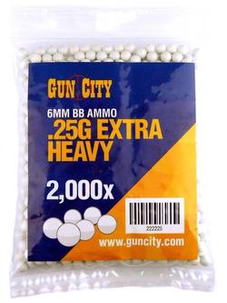 Buy Gun City 6mm Extra Heavy .25g BBs | 2000 Rounds in NZ New Zealand.