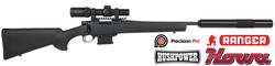 Buy 223 Howa 1500 MiniAction with Ranger 1-8x24i Scope & Hushpower Silencer in NZ New Zealand.