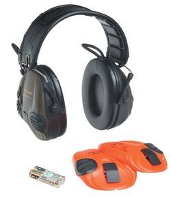 Buy Peltor Sporttac Ear Muffs Green and Orange 29dB in NZ New Zealand.