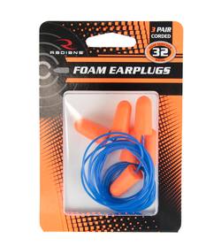 Buy Radians Foam Plugs Corded 3 Pair Pack in NZ New Zealand.