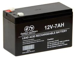 Buy Outdoor Outfitters Rechargeable Spotlight Battery 12V 7AH in NZ New Zealand.