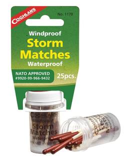 Buy Coghlans Storm Matches 25 Pack in NZ New Zealand.
