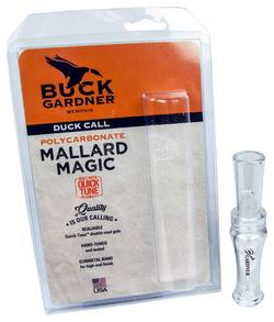 Buy Buck Gardner Duck Call ‘Mallard Magic’ Double Reed, Poly, Clear in NZ New Zealand.