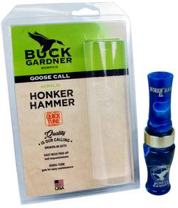 Buy Buck Gardner Goose Call ‘Honker Hammer XL’ Acrylic, Blue in NZ New Zealand.