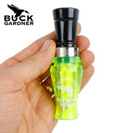 Buy Buck Gardner Duck Call 'Buck Brush' Double Reed, Acrylic in NZ New Zealand.