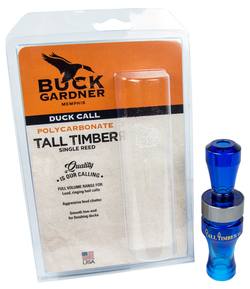 Buy Buck Gardner Duck Call ‘Tall Timber’ Single Reed, Poly, Blue in NZ New Zealand.