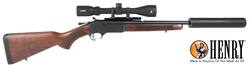 Buy .308 Henry Single-Shot Rifle with Ranger 3-9x42 Scope & Ghost Silencer in NZ New Zealand.
