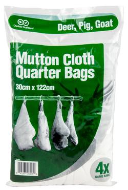 Buy Outdoor Outfitters Mutton Cloth Quarter Bags: 4-Pack in NZ New Zealand.