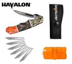 Buy Havalon Folding Knife Piranta-Stag Stainless Set *Choose Colour* in NZ New Zealand.
