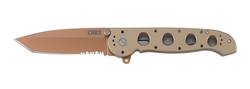 Buy CRKT M16 - 14D Desert Big Dog Folding Knife with Desert Tanto Copper and Triple Point Serrations in NZ New Zealand.