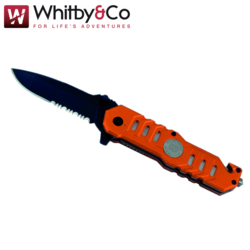 Buy Whitby Safety/Rescue Lock Knife 3" Orange in NZ New Zealand.