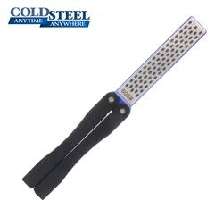 Buy Cold Steel Double Sided Folding Knife Sharpener - 360 & 600 Grit Surfaces in NZ New Zealand.