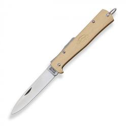 Buy Mercator Knife Brass Folding 9cm Blade With Clip in NZ New Zealand.