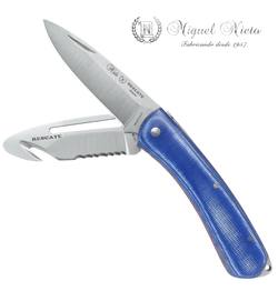 Buy Miguel Nieto Folding Knife Rescate (Rescue) Mikarta | Double blade in NZ New Zealand.