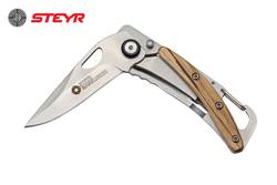 Buy Steyr Stainless Wood Pocket Knife in NZ New Zealand.