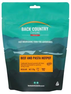 Buy Back Country Cuisine Freeze Dri Meal: Beef & Pasta Hotpot in NZ New Zealand.