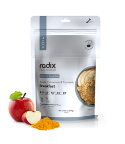 Buy Radix Nutrition Breakfast Apple, Cinnamon & Turmeric - Dehydrated Meal in NZ New Zealand.