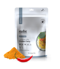 Buy Radix Nutrition Free Range Indian Chicken Curry - Dehydrated Meal in NZ New Zealand.