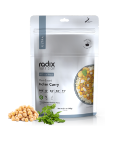 Buy Radix Nutrition Plant Based Indian Chickpea Curry - Dehydrated Meal in NZ New Zealand.