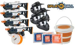 Buy Splat-R-Ball SRB 1200 Gel Blaster Family Skirmish Pack *40,000 Gel Balls *Masks *Bucket in NZ New Zealand.