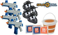 Buy Splat-R-Ball SUB400 Gel Blaster Family Skirmish Pack *40,000 Gel Balls *Masks *Bucket in NZ New Zealand.