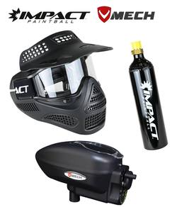 Buy Impact Paintball Mech Hopper Accessory Package - Single Lens Mask in NZ New Zealand.