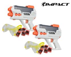 Buy 2 Player Impact Bravo 600 Sidearm Pistol Gel Blaster Pack in NZ New Zealand.