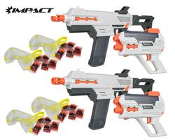 Buy 4 Player Impact Bravo Sidearm & Rifle Gel Blaster Package in NZ New Zealand.