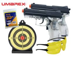 Buy Umarex H&K P30 Airsoft Pistol 180fps 2 Player Target Package in NZ New Zealand.