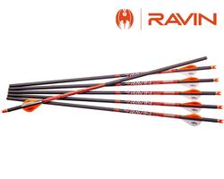 Buy Ravin .003 Carbon Fibre Arrows 400gr 6X in NZ New Zealand.
