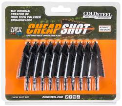 Buy Cold Steel Cheap Shot Broadhead Arrowheads: 100GR - 10-Pieces in NZ New Zealand.
