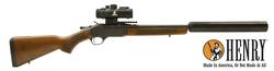 Buy 44 Mag Henry Single Shot with Ranger 3x30 & Hushpower Silencer in NZ New Zealand.