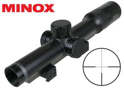 Minox ZE-5i 1-5x24 Scope #4 German Illuminated Reticle | Included Picatinny Mounts