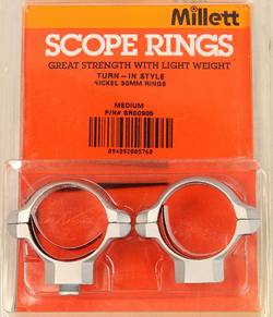 Buy Millett Rings Turn in Nickel 30mm Medium in NZ New Zealand.