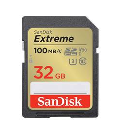 Buy SanDisk 32GB Extreme SDHC UHS-I Memory Card - C10, U3, V30, 4K, UHD, SD Card in NZ New Zealand.