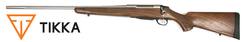 Buy 6.5 Creedmoor Tikka T3x Hunter Stainless/Walnut with Fluted Barrel *Left Hand* in NZ New Zealand.