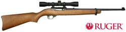 Buy 22 LR Ruger 10/22 Blue Wood 4x32 Scope Package in NZ New Zealand.