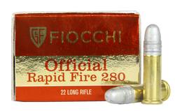 Buy Fiocchi 22LR Official 280 40gr Lead Round Nose 918fps in NZ New Zealand.