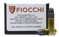 Buy Fiocchi .22LR Subsonic 38gr Lead Round Nose Hollow Point 1030fps *Choose Quantity* in NZ New Zealand.