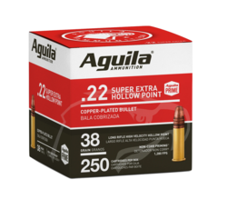 Buy Aguila .22LR Super Extra High Velocity 38gr Hollow Point 1280fps in NZ New Zealand.