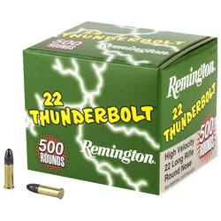 Buy Remington 22LR 40gr Thunderbolt Round Lead Point 1255 fps 500 Rounds in NZ New Zealand.