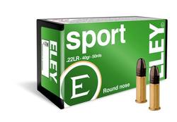 Buy ELEY 22 LR 40gr Sport Round Nose 1000fps in NZ New Zealand.