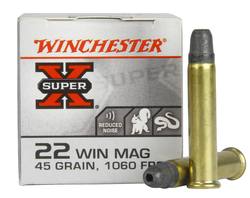 Buy Winchester 22 Magnum Super-X 45gr Lead Hollow Point 1060fps in NZ New Zealand.