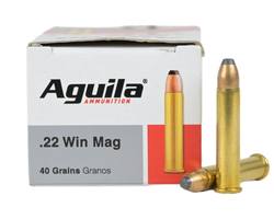 Buy Aguila 22 Magnum 40gr Soft Point 1875FPS in NZ New Zealand.