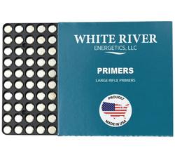Buy White River Large Rifle Primers | 100 Pack in NZ New Zealand.