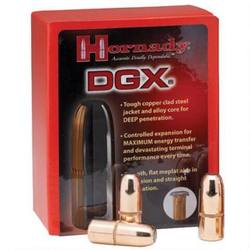 Buy Hornady PRJ .375 Caliber .375" Diameter 300 Grain DGX Steel Jacketed Soft Flat Point Bullet x50 in NZ New Zealand.