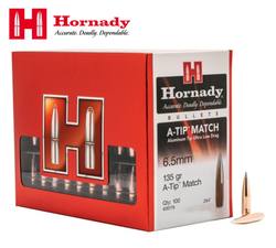 Buy Hornady Projectiles 6.5mm .264 135gr A-Tip Match 100x in NZ New Zealand.